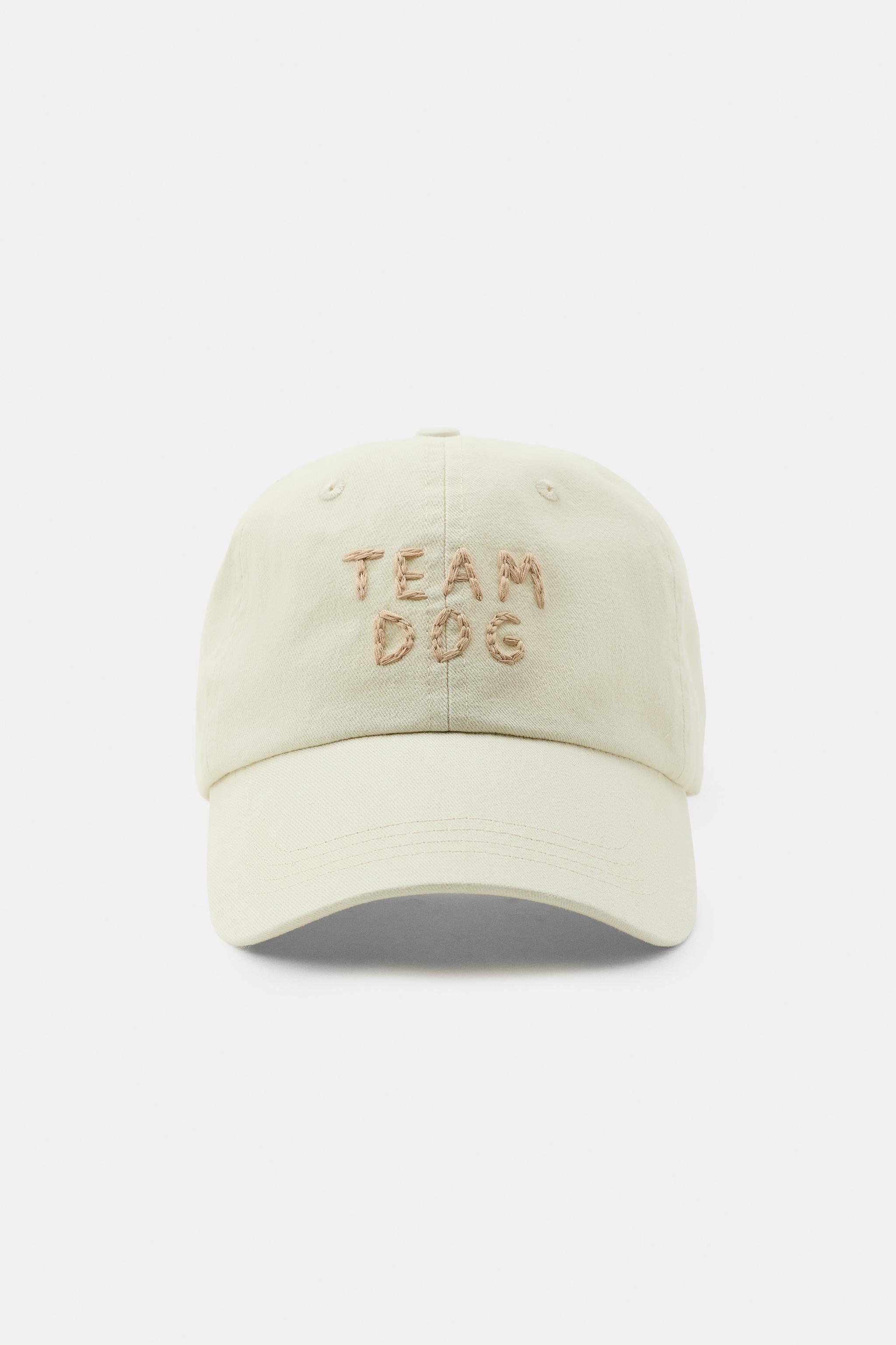CASQUETTE SERGÉ INSCRIPTION CHIEN